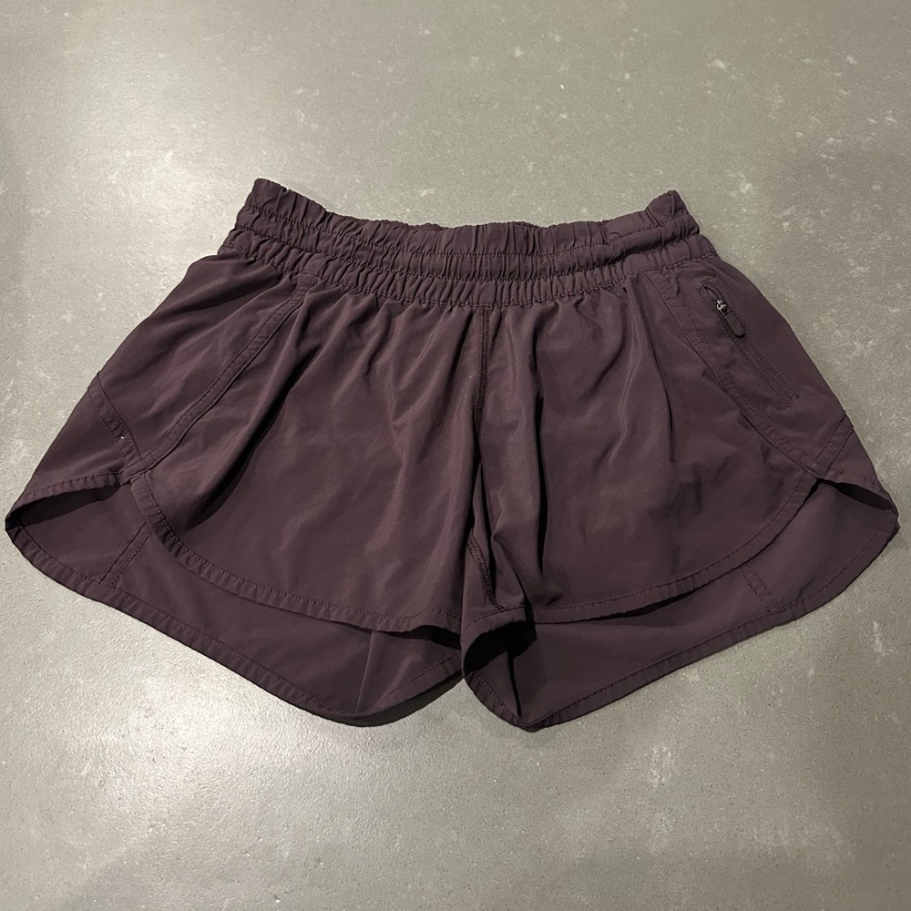 Lululemon Dark Burgandy Shorts